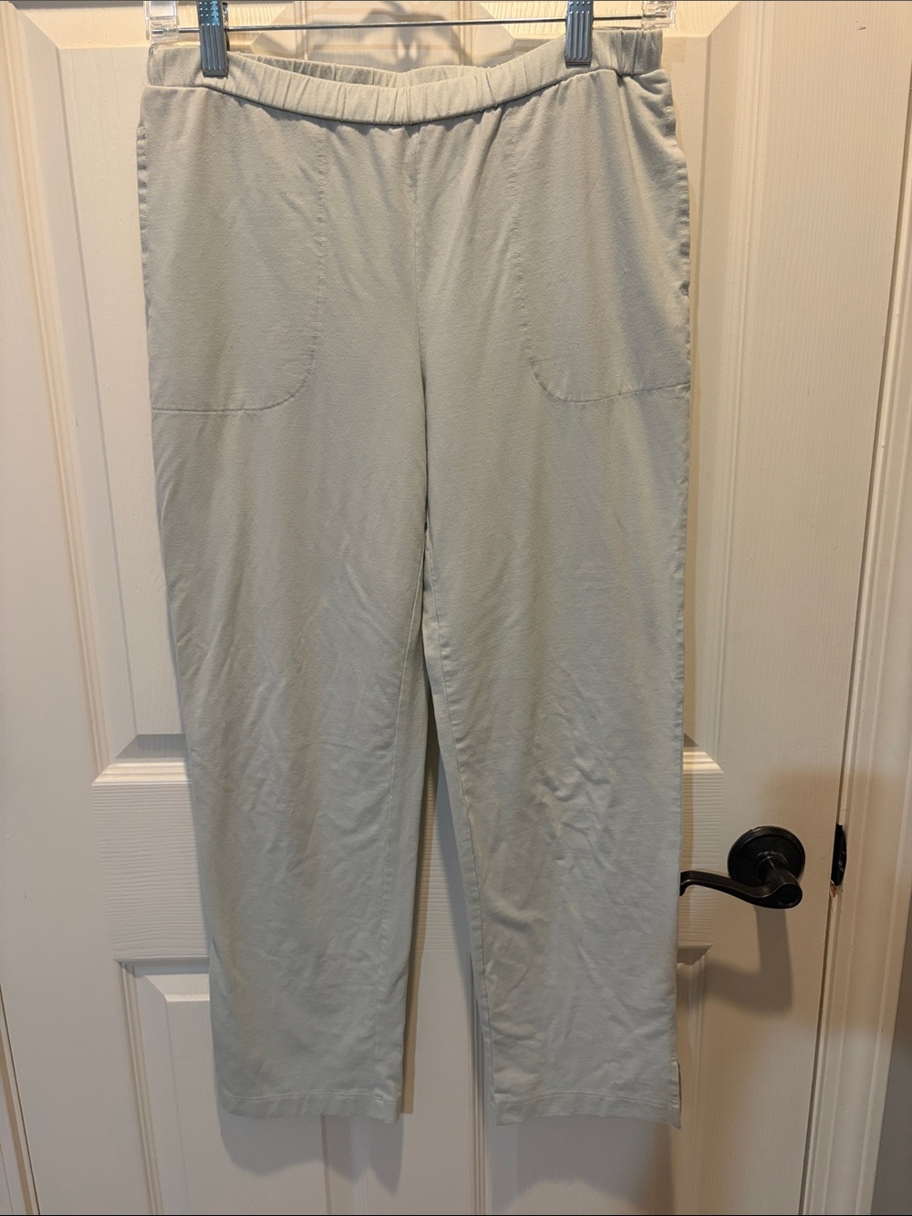 Soma Light Green Elastic-Waist Lounge Pants